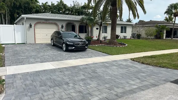 Completed paver patio