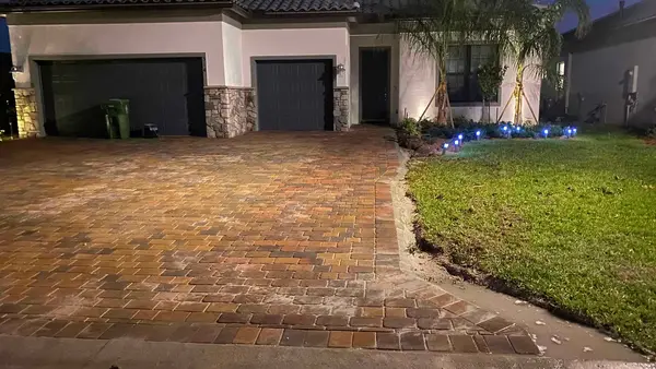 Completed paver patio
